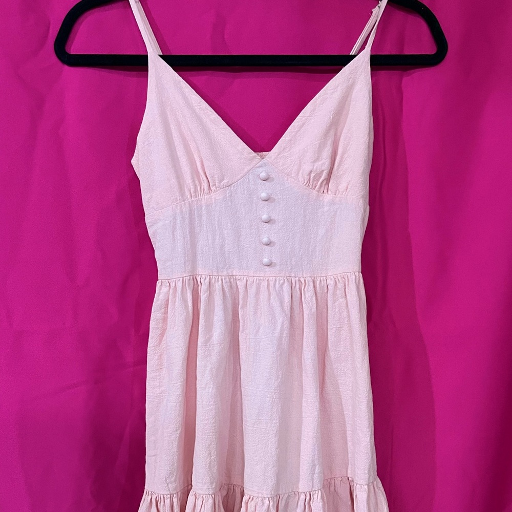 light pink sun dress